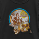 Girl's Pirates of the Caribbean: On Stranger Tides Distressed Skull Logo T-Shirt