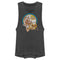 Junior's Pirates of the Caribbean: On Stranger Tides Distressed Skull Logo Festival Muscle Tee