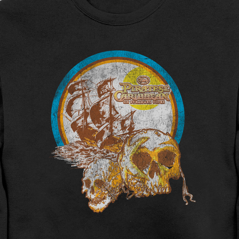 Men's Pirates of the Caribbean: On Stranger Tides Distressed Skull Logo Sweatshirt