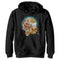 Boy's Pirates of the Caribbean: On Stranger Tides Distressed Skull Logo Pull Over Hoodie