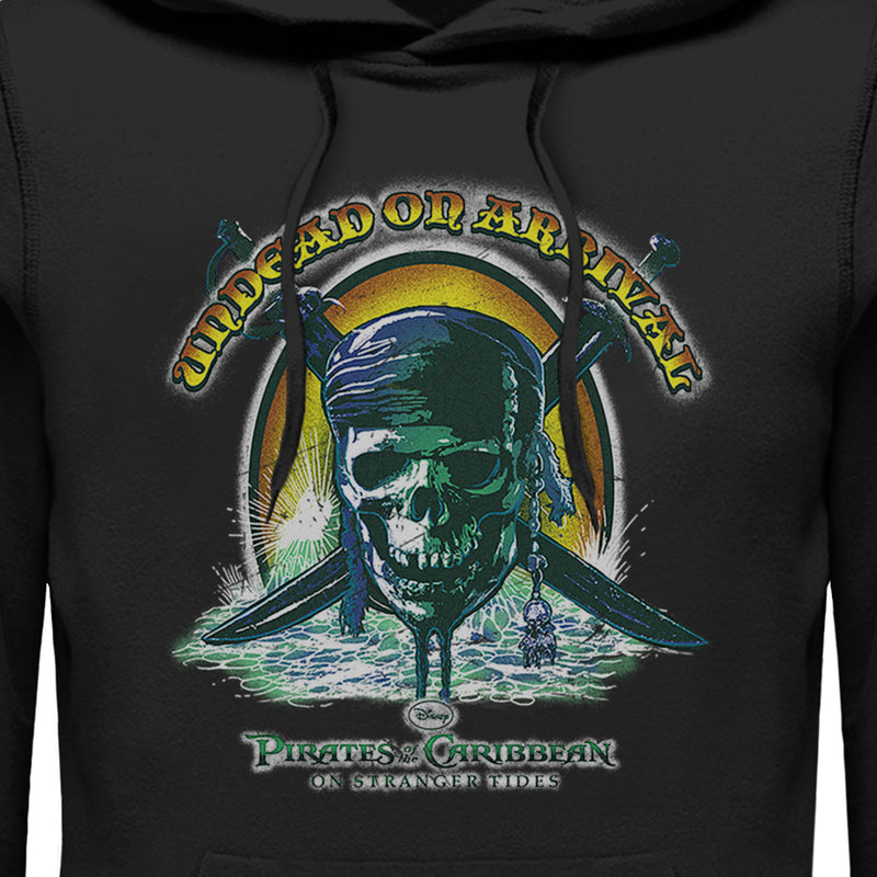 Men's Pirates of the Caribbean: On Stranger Tides Undead on Arrival Skull Logo Pull Over Hoodie