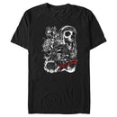 Men's Pirates of the Caribbean: Curse of the Black Pearl Jack Sparrow Icons T-Shirt