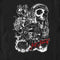 Men's Pirates of the Caribbean: Curse of the Black Pearl Jack Sparrow Icons T-Shirt