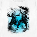 Women's Pirates of the Caribbean: Curse of the Black Pearl Jack Sparrow and Hector Barbossa Duel T-Shirt