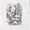 Men's Pirates of the Caribbean: Curse of the Black Pearl Jack Sparrow Distressed Skull Poster T-Shirt