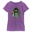 Girl's Peter Pan & Wendy Animated Movie Poster T-Shirt