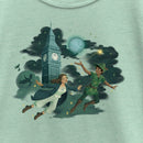 Girl's Peter Pan & Wendy Animated Flying Scene T-Shirt