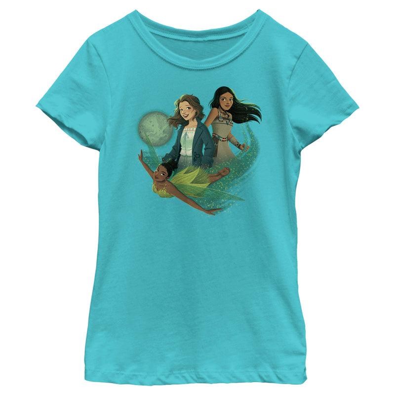 Girl's Peter Pan & Wendy Girls Animated T-Shirt