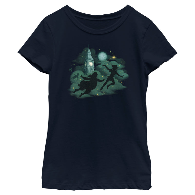 Girl's Peter Pan & Wendy Flight Silhouettes T-Shirt