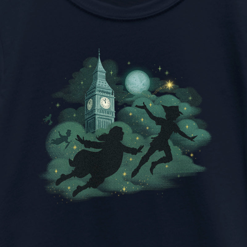 Girl's Peter Pan & Wendy Flight Silhouettes T-Shirt