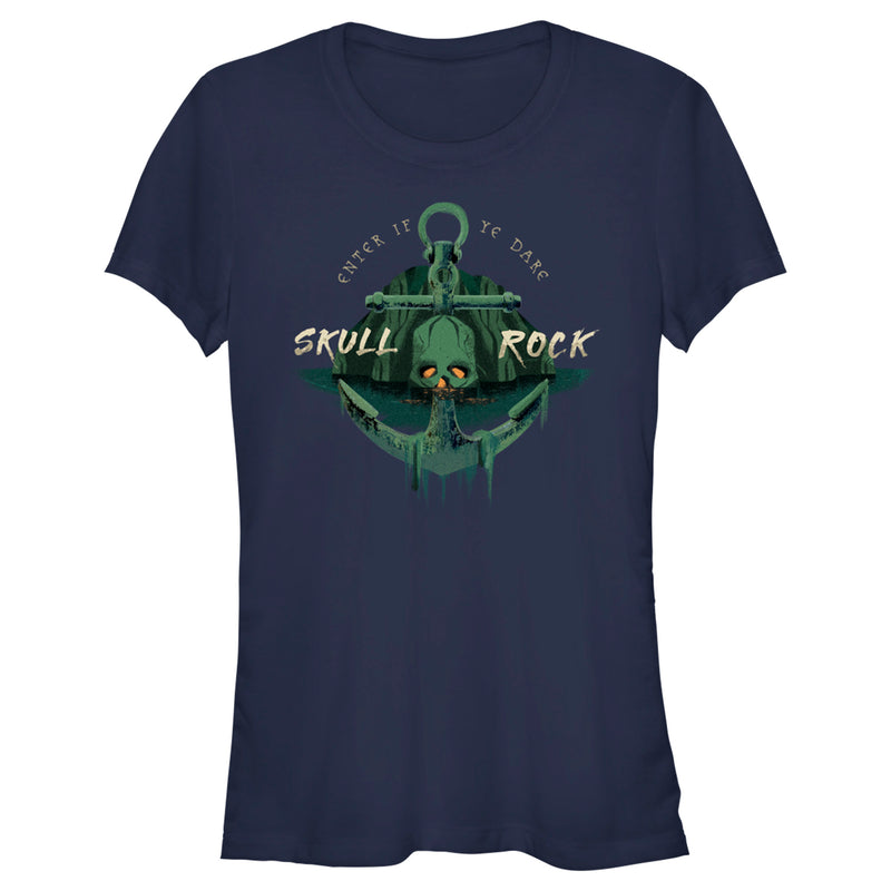 Junior's Peter Pan & Wendy Skull Rock Enter if ye Dare T-Shirt