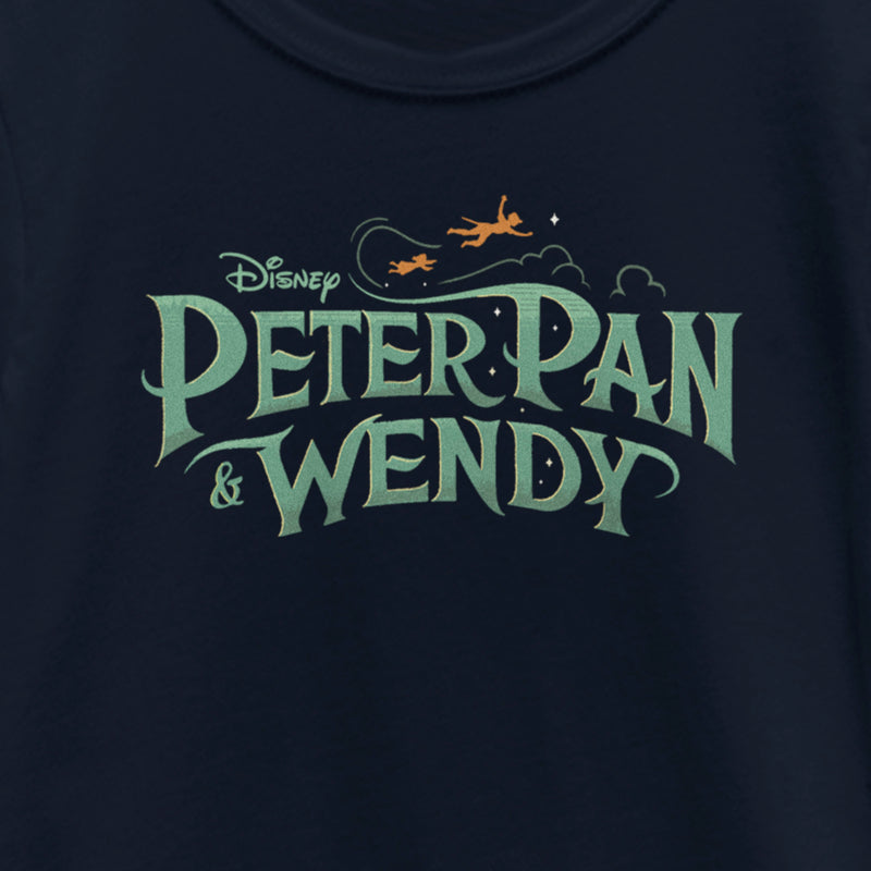 Girl's Peter Pan & Wendy Movie Logo T-Shirt