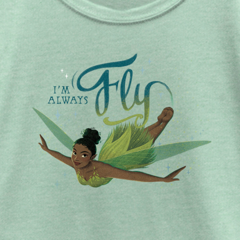 Girl's Peter Pan & Wendy Tinker Bell I'm Always Fly T-Shirt