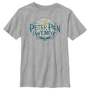 Boy's Peter Pan & Wendy Take Me to Never Land Distressed Logo T-Shirt