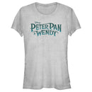 Junior's Peter Pan & Wendy Simple Logo T-Shirt
