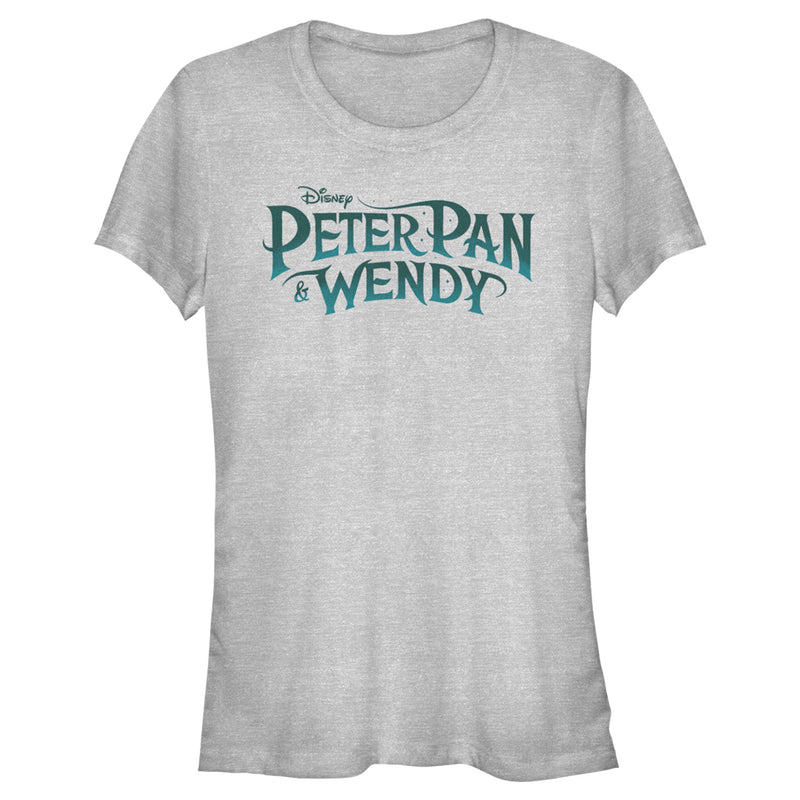 Junior's Peter Pan & Wendy Simple Logo T-Shirt