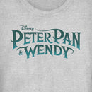 Junior's Peter Pan & Wendy Simple Logo T-Shirt