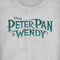 Junior's Peter Pan & Wendy Simple Logo T-Shirt