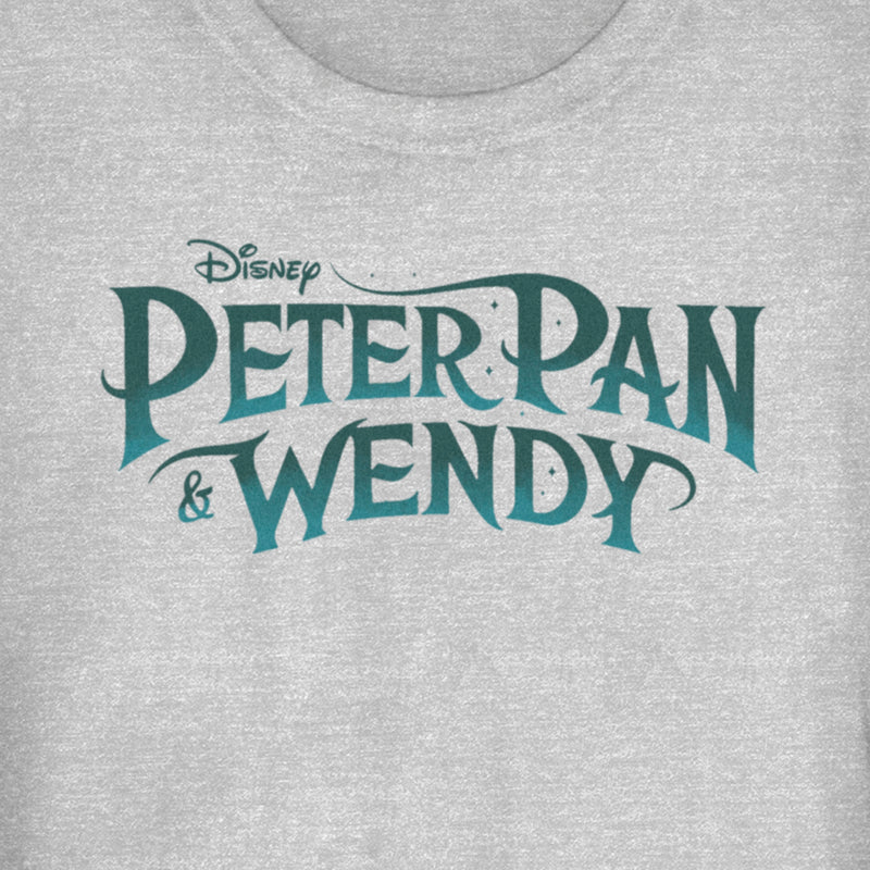 Junior's Peter Pan & Wendy Simple Logo T-Shirt
