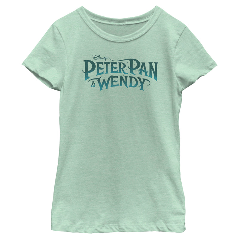 Girl's Peter Pan & Wendy Simple Logo T-Shirt