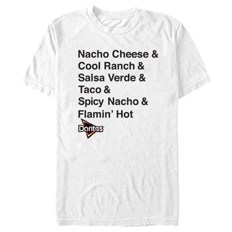 Men's Doritos Flavors Stack T-Shirt