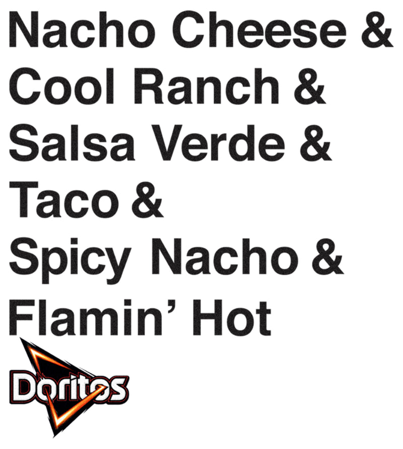 Men's Doritos Flavors Stack T-Shirt