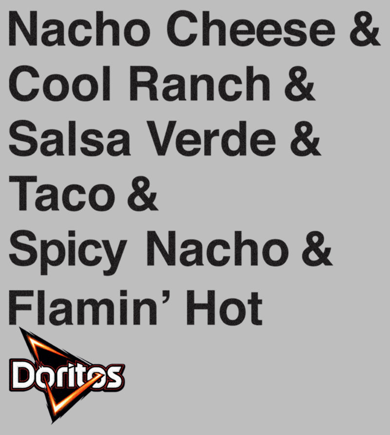 Men's Doritos Flavors Stack T-Shirt