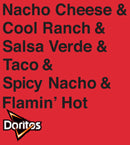 Men's Doritos Flavors Stack T-Shirt