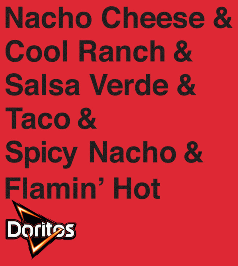 Men's Doritos Flavors Stack T-Shirt