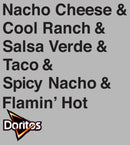 Men's Doritos Flavors Stack Long Sleeve Shirt