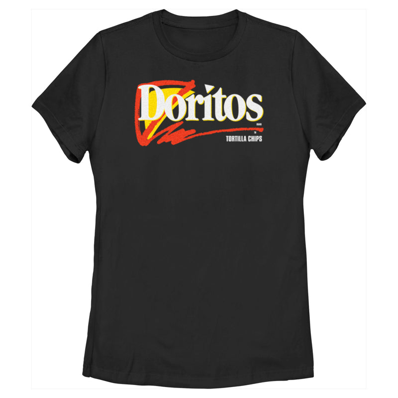 Women's Doritos 90s Logo Grey T-Shirt