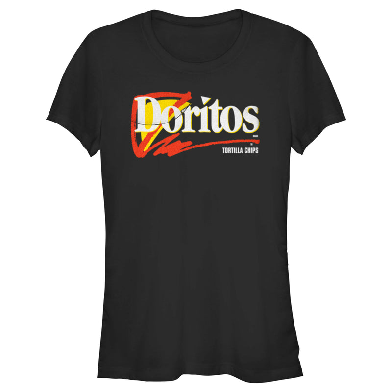 Junior's Doritos 90s Logo Grey T-Shirt