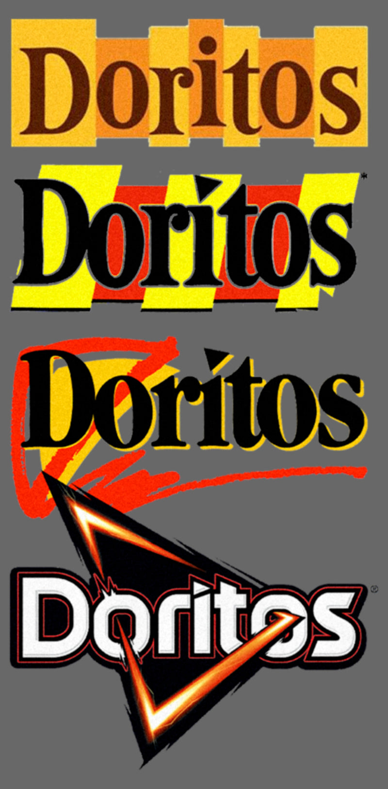 Junior's Doritos Logo Evolution T-Shirt