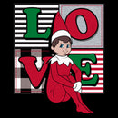 Men's The Elf on the Shelf Plaid Love T-Shirt