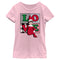 Girl's The Elf on the Shelf Plaid Love T-Shirt