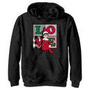 Boy's The Elf on the Shelf Plaid Love Pull Over Hoodie