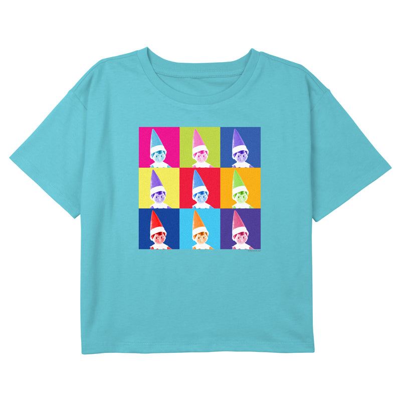 Girl's The Elf on the Shelf Colorful Portraits T-Shirt