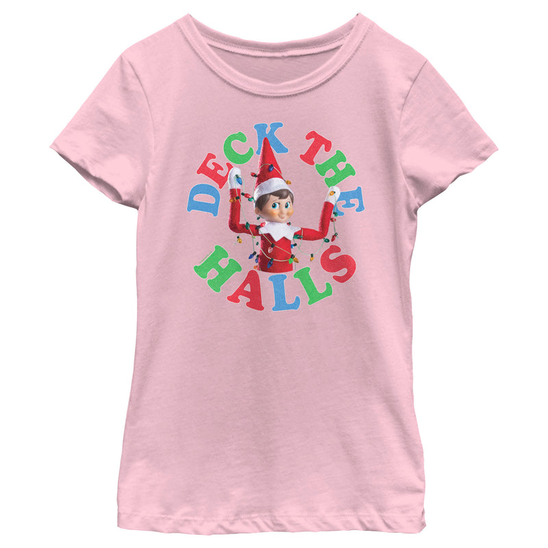 Girl's The Elf on the Shelf Deck the Halls T-Shirt