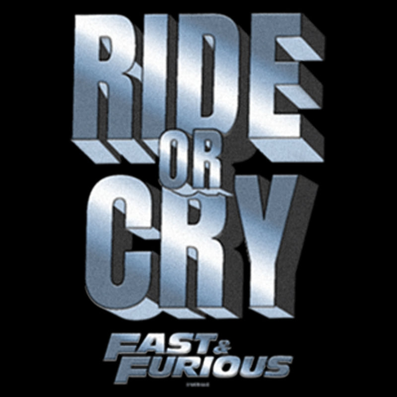 Infant's Fast & Furious Ride or Cry Onesie