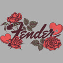 Boy's Fender Valentine Hearts and Roses T-Shirt