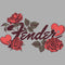 Boy's Fender Valentine Hearts and Roses T-Shirt