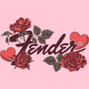 Girl's Fender Valentine Hearts and Roses T-Shirt