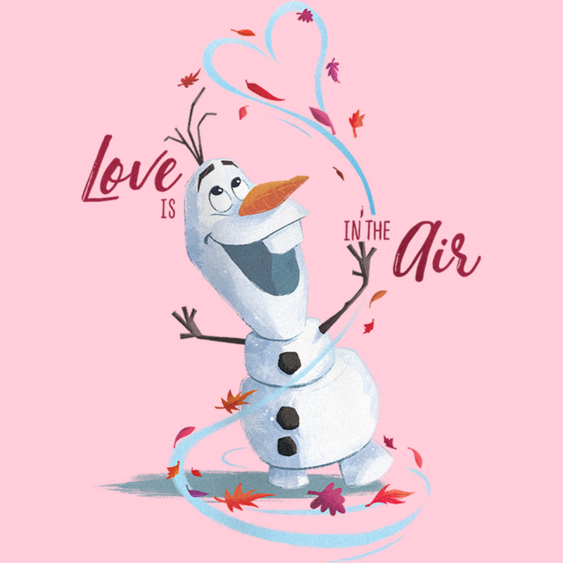 Girl's Frozen Love Is in the Air Olaf T-Shirt