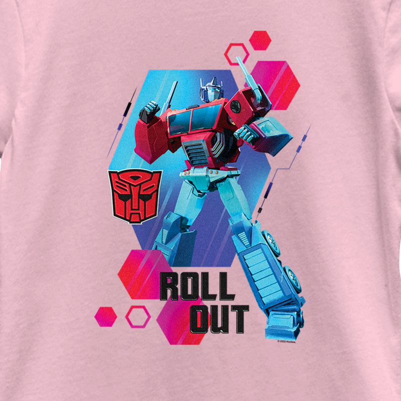 Girl's Transformers: EarthSpark Optimus Roll Out T-Shirt
