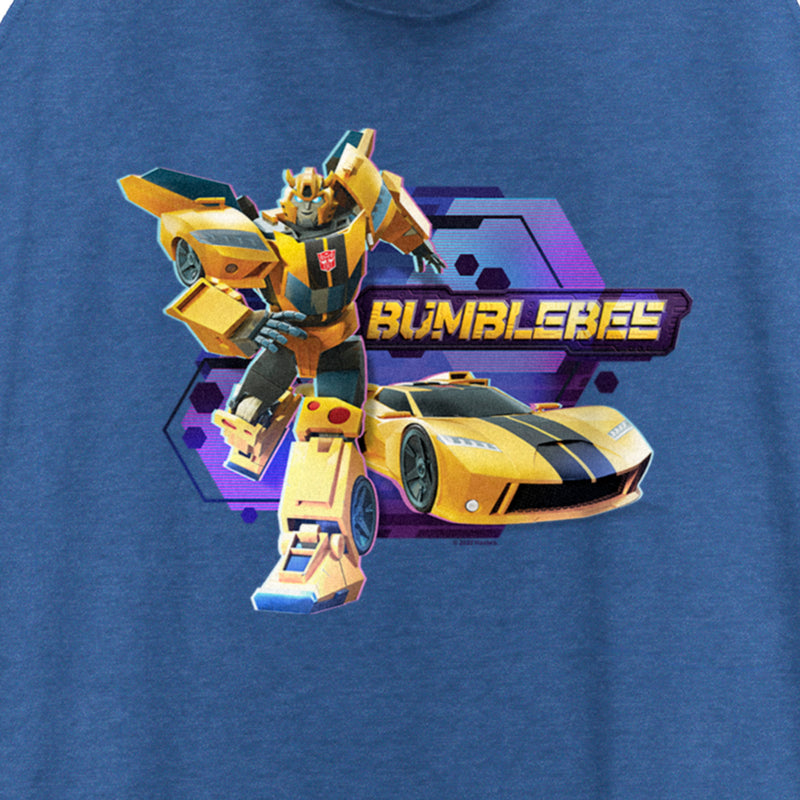Women's Transformers: EarthSpark Bumblebee Badge Racerback Tank Top