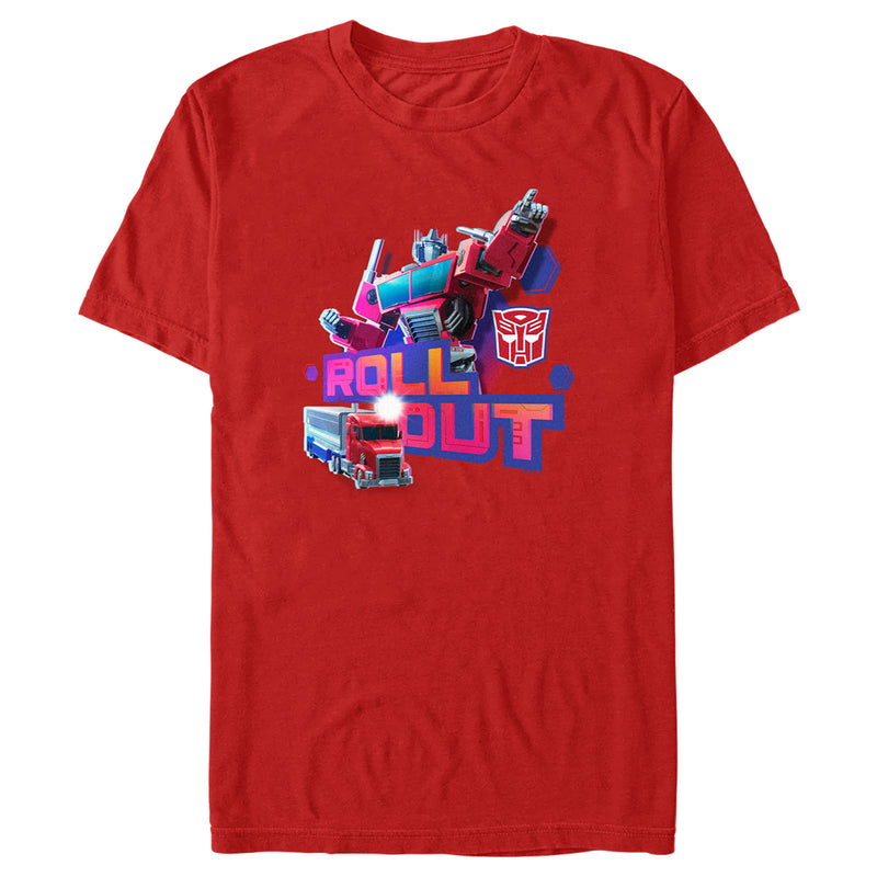 Men's Transformers: EarthSpark Optimus Prime Roll Out T-Shirt