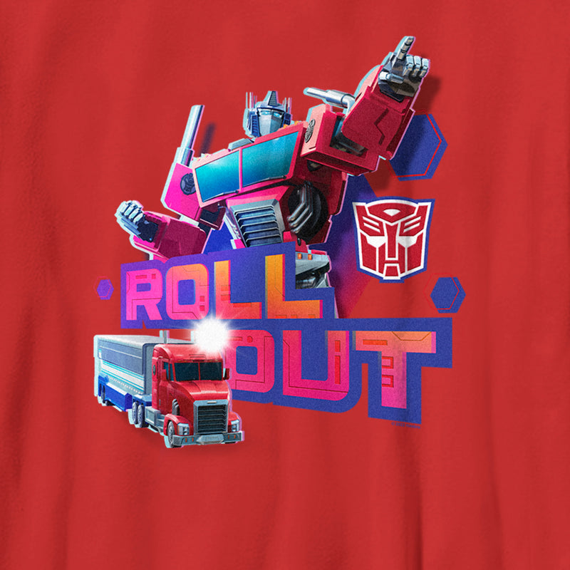 Boy's Transformers: EarthSpark Optimus Prime Roll Out T-Shirt