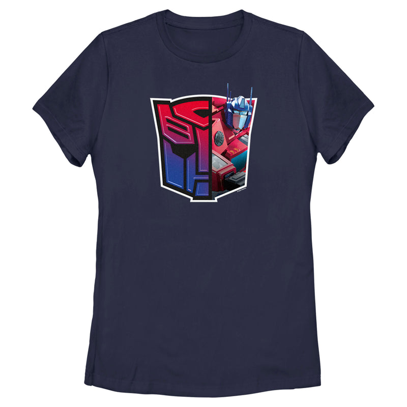 Women's Transformers: EarthSpark Optimus Prime Autobots Logo T-Shirt