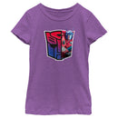 Girl's Transformers: EarthSpark Optimus Prime Autobots Logo T-Shirt