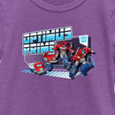 Girl's Transformers: EarthSpark Transforming Optimus Prime T-Shirt